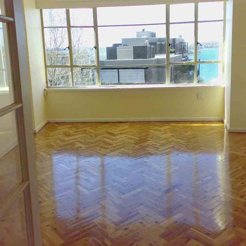 Cypress parquetry floor