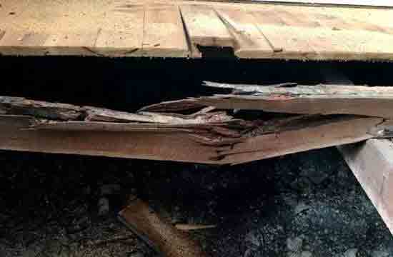 damaged joists