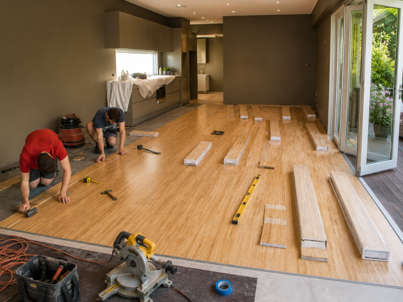 Timber Floor Installation Sydney Bamboo installation