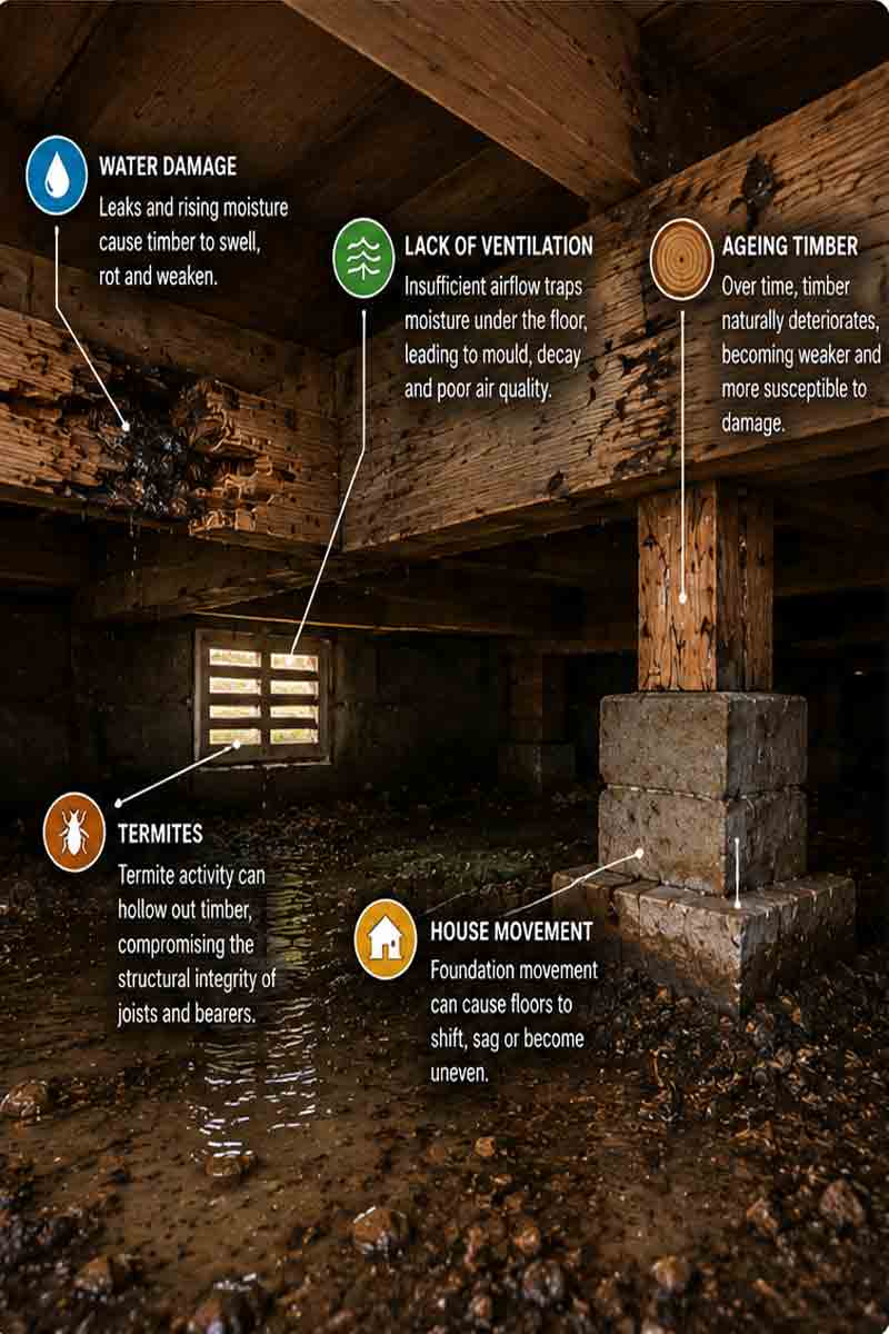 Underfloor Repairs Sydney